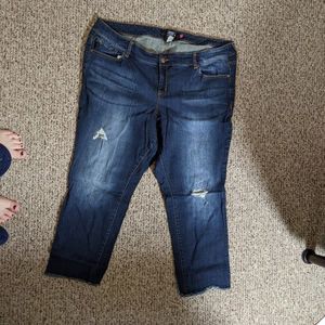 Torrid Boyfriend Cropped Denim - Size 22